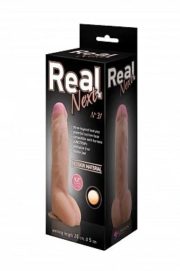 Фаллоимитатор на присоске REAL Next телесный 25,5 см — фото 5
