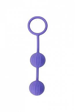 Вагинальные шарики фиолетовые LoveToy 17 см — купить в секс-шопе LoveDoctor