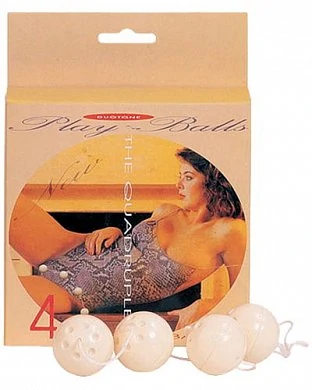 Шарики с бороздками для дополнительной стимуляции. 