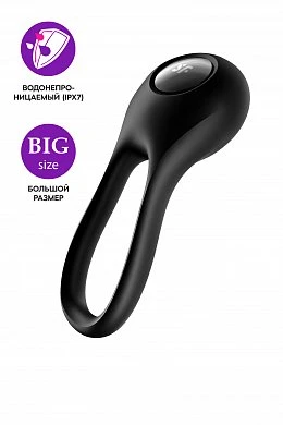 Эрекционное кольцо Satisfyer Majestic Duo чёрное — купить в секс-шопе LoveDoctor
