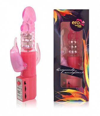 Вибратор многофункциональный с ротацией. Цвет: фиолетовый. Размер: длина 18 см, диаметр 3,5 см.