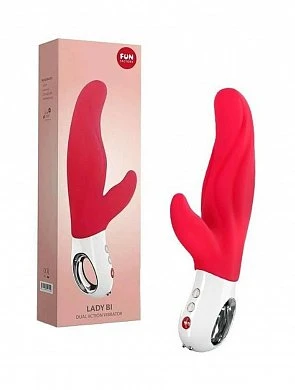 Вибратор Lady Bi + зарядное устройство красный 15,5 см — купить в секс-шопе LoveDoctor