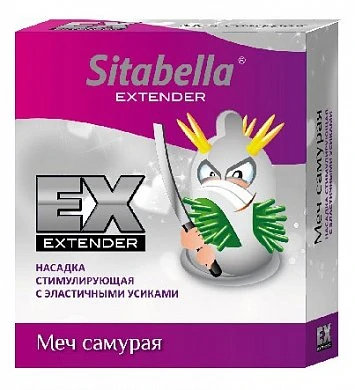 Насадка стимулирующая Sitabella Extender Меч Самурая 1 шт — фото 3