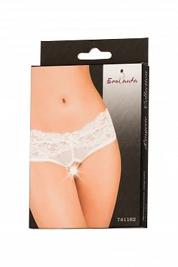 Эротические трусики Erolanta Lingerie Collection белые 42-44 — фото 7