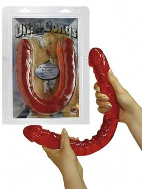 Фаллоимитатор двойной Ultra-Dong Rot красный — купить в секс-шопе LoveDoctor