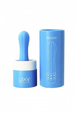 Вибратор синий Lexy Becky 11,5 см — фото 2