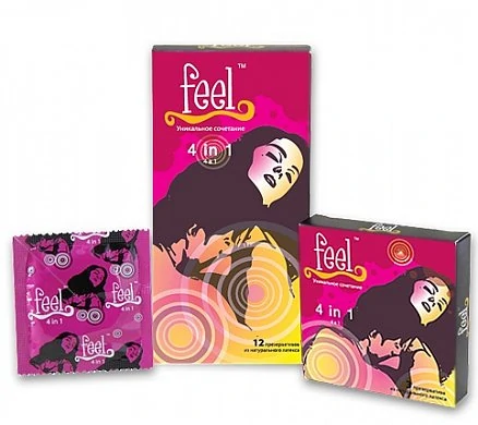 Презервативы Feel 4 in 1 № 3 — купить в секс-шопе LoveDoctor