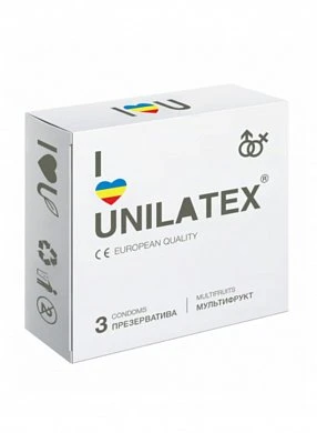 Презервативы Unilatex Multifrutis ароматизированные цветные № 3 шт — купить в секс-шопе LoveDoctor