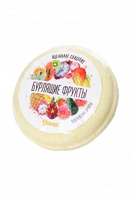 Бомбочка для ванны Бурлящие фрукты с ароматом экзотических фруктов 70 г — фото 3