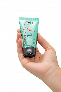 Интимный гель Orgie Lube Tube со вкусом клубничного мохито 50 мл — фото 5