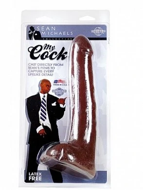 Фаллоимитатор коричневый Sean Michaels Cock brown — купить в секс-шопе LoveDoctor