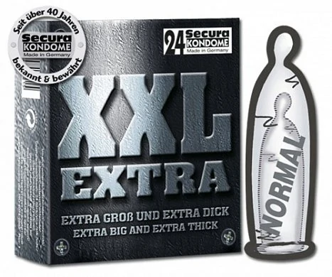 Презервативы  увеличенного размера Secura EXTRA XXL 24 шт — купить в секс-шопе LoveDoctor