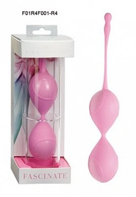 Шарики вагинальные Fascinate vibe therapy розовые — купить в секс-шопе LoveDoctor
