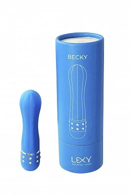 Вибратор синий Lexy Becky 11,5 см — купить в секс-шопе LoveDoctor