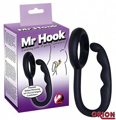 Кольцо с анальным стимулятором "Mr Hook" — купить в секс-шопе LoveDoctor