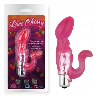 Вибромассажер Love Cheeery розовый 11 см — купить в секс-шопе LoveDoctor