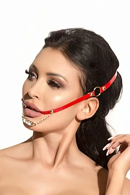 Уздечка декоративная Me Seduce Queen of hearts красная OS — купить в секс-шопе LoveDoctor