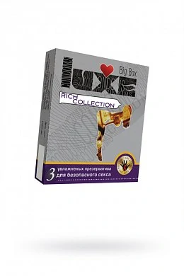 Презервативы Luxe Big Box Rich Collection 18 см №3 24 шт — купить в секс-шопе LoveDoctor