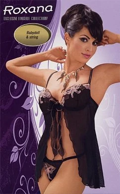 Комбинация+стринги /черная/-L/XL — купить в секс-шопе LoveDoctor