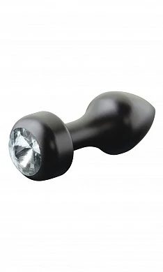 Анальная пробка Aluminium Black Diamond — купить в секс-шопе LoveDoctor