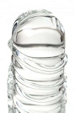 Нереалистичный фаллоимитатор Sexus Glass прозрачный 20 см — фото 7