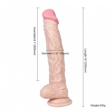 Фаллоимитатор реалистичный Dildo 25,5 см — фото 5