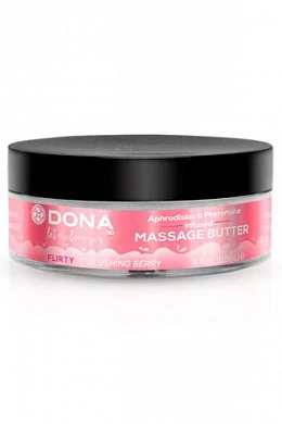 Увлажняющий крем масло для массажа DONA аромат Blushing Berry 115 мл — купить в секс-шопе LoveDoctor