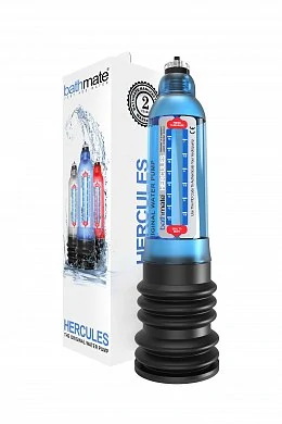 Гидронасос для увеличения члена Bathmate Hercules голубая 30 см — фото 9