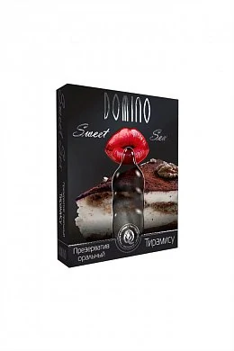 Презервативы для орального секса со вкусом тирамису Domino 3 шт — фото 3