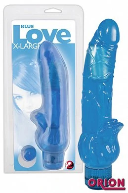 Вибратор Blue Love X-Large синий 23 см — купить в секс-шопе LoveDoctor