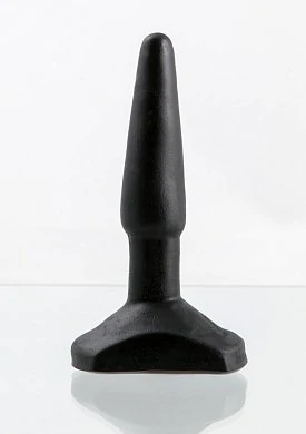 Анальный стимулятор Small Anal Plug black черный 12 см — фото 2