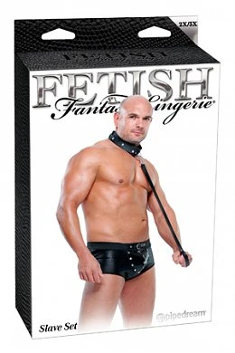 Костюм раба включает в себя мягкий ошейник хипсы из спандекса