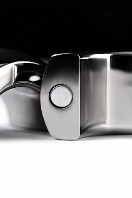 Утяжелитель на мошонку Toyfa Metal на магнитах серебряный 43 г — фото 7