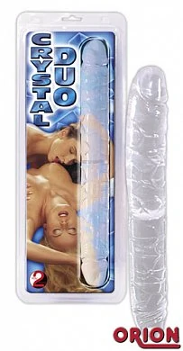 Двойной фаллоимитатор Crystal Duo — купить в секс-шопе LoveDoctor
