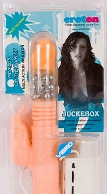 Многофункциональный вибратор с вмонтированным в головку механизмом вращения