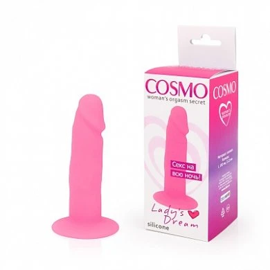 Фалоимитатор Cosmo розовый 10 см — купить в секс-шопе LoveDoctor
