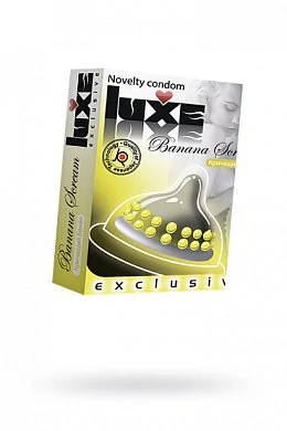 Презерватив Luxe Кричащий банан 1 коробка 24 шт — купить в секс-шопе LoveDoctor