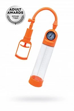 Помпа вакуумная оранжевая A-toys Vacuum Pumps 20 см — купить в секс-шопе LoveDoctor
