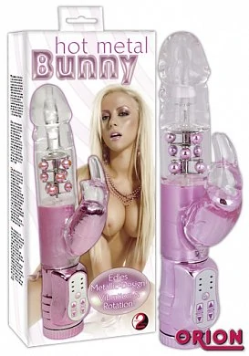 Вибратор многофункциональный Hot Metal Bunny — купить в секс-шопе LoveDoctor