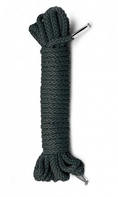 Веревка для связывания Bondage Rope черная — купить в секс-шопе LoveDoctor