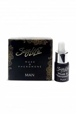 Ароматическое масло с феромонами для мужчин Sexy life Musk & Pheromone 5 мл — фото 5