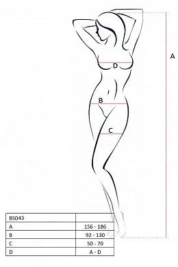 Костюм-сетка Passion Erotic line черный OS — фото 3