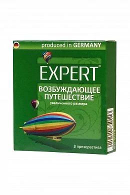 Презервативы Expert ''Возбуждающее путешествие'' увеличенного размера 3 шт — фото 2