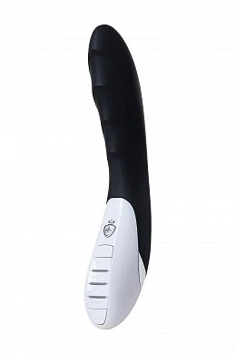 Вибратор Mystim Sizzling Simon с электростимуляцией черный 27см — фото 3