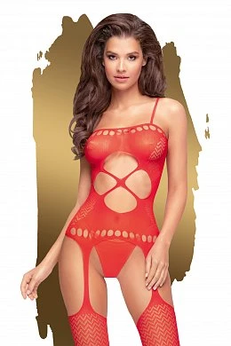 Костюм-сетка Hot nightfal Penthouse красный XL — купить в секс-шопе LoveDoctor