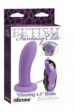 Насадка для страпона Fetish Fantasy Elite 4,5" с вибрацией фиолетовая — купить в секс-шопе LoveDoctor