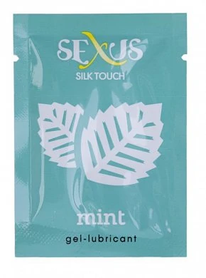 Увлажняющая гель-смазка с ароматом мяты Silk Touch Mint 6 мл — купить в секс-шопе LoveDoctor