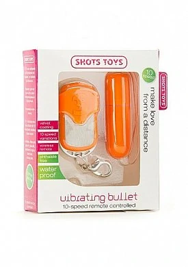 Вибропуля  Remote Vibrating Bullet оранжевая 11 см — фото 3