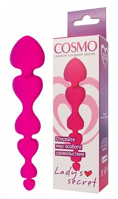 Анальный стимулятор Cosmo розовый 14,5 см — купить в секс-шопе LoveDoctor