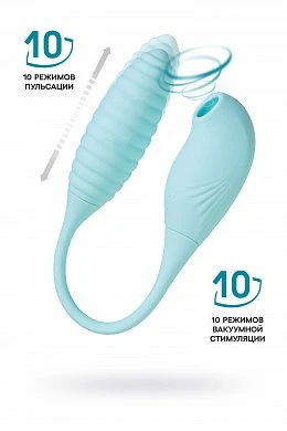 Вакуумный стимулятор клитора Jos Roow голубой 36 см — купить в секс-шопе LoveDoctor